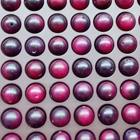 白玉菩提吊坠12紫圆100颗