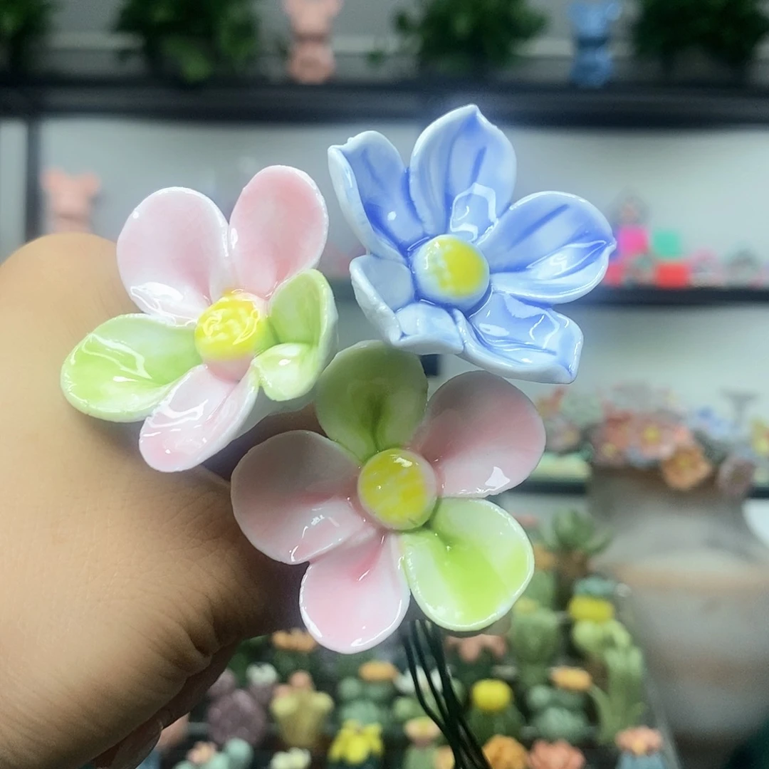 手工制作工艺品三朵花