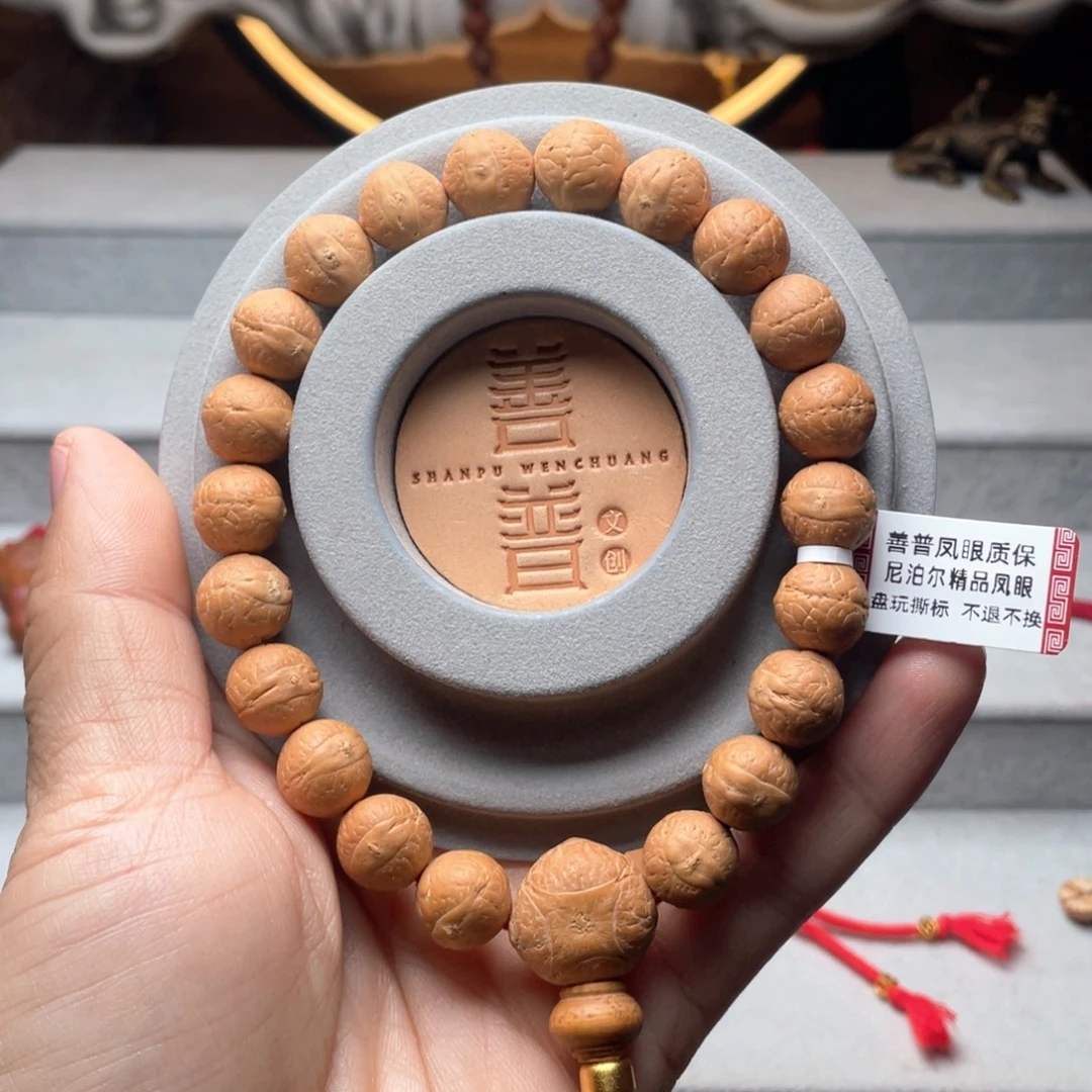 凤眼菩提手串尼泊尔铁籽12mm