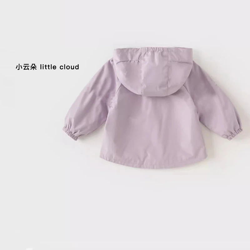 A7265春款上新25年儿童百搭连帽外套小女孩休闲上衣套装