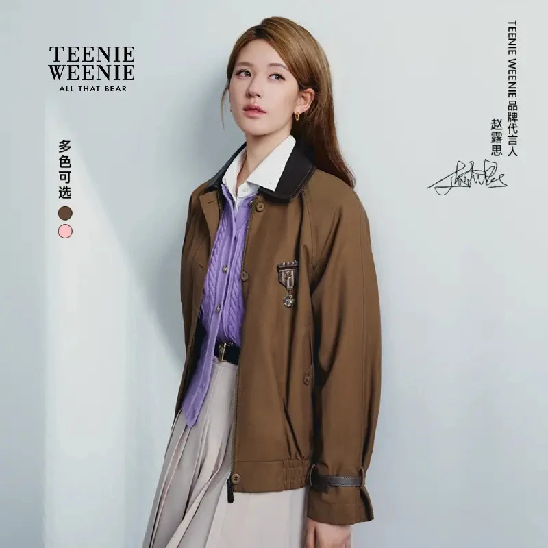 Teenie Weenie【赵露思同款】小熊25秋新款焦点巴恩外套TTJJ254902P