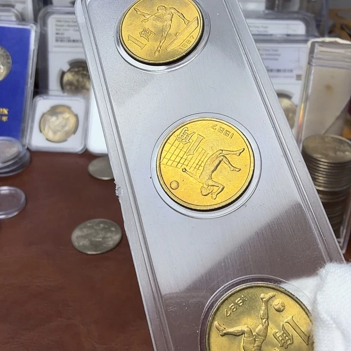 其他普通金属六运纪念币一套