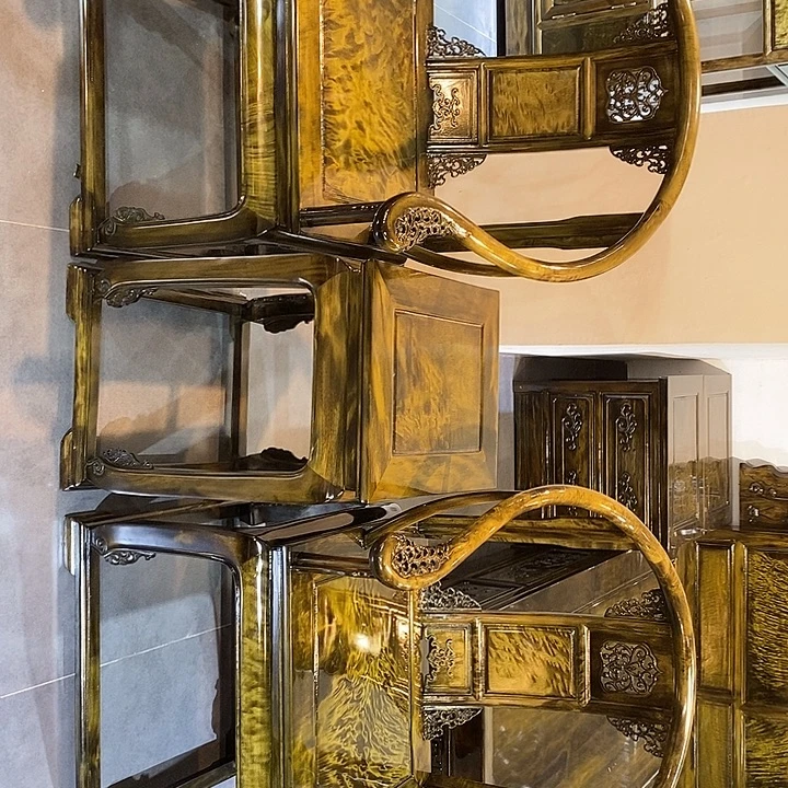 楠木皇宫椅三件套