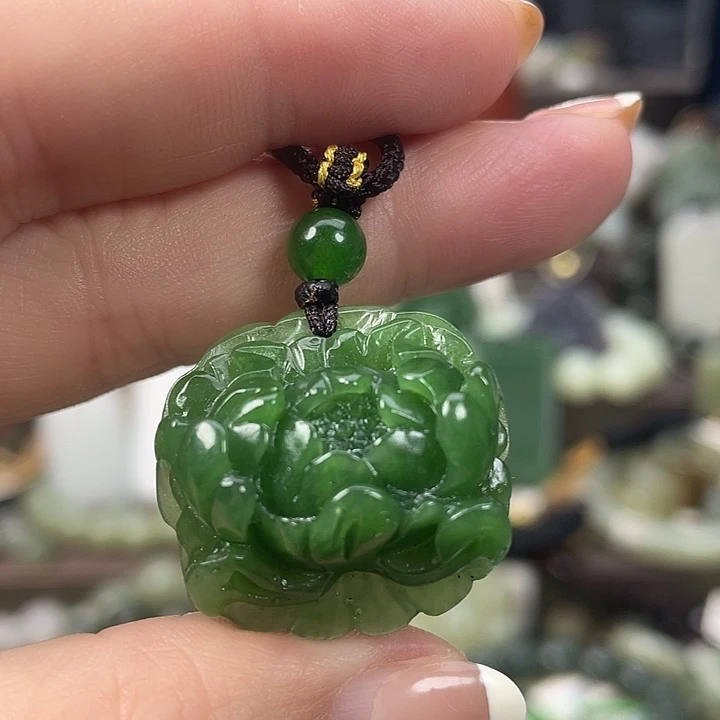 和田玉未镶嵌吊坠(不含链)