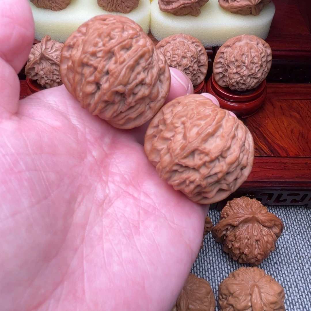 吊坠文玩核桃磨盘40尺全品