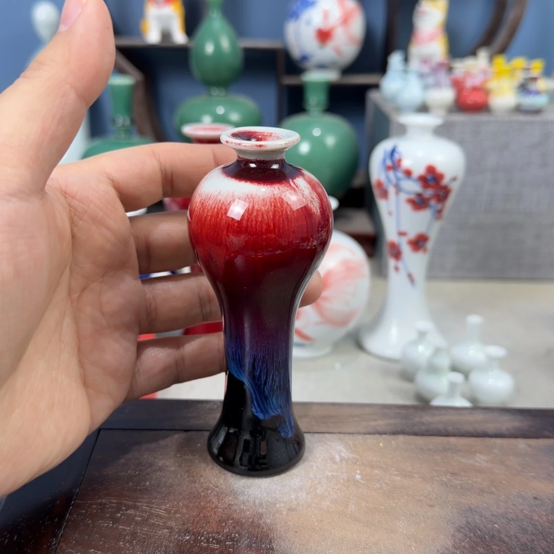 陶瓷手工小花器摆件