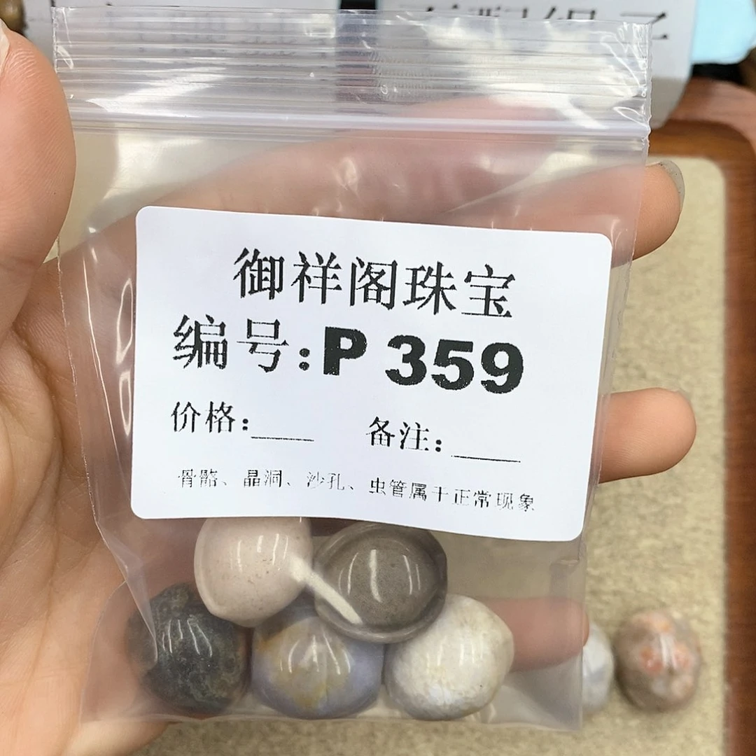 硅化珊瑚（珊瑚玉）P未镶嵌粉*点