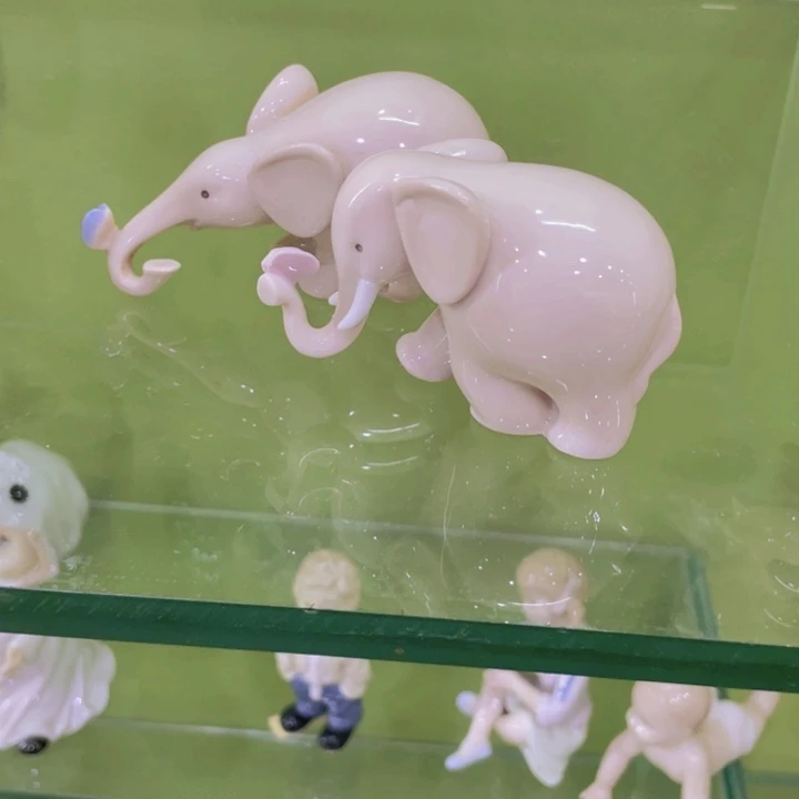 陶瓷6cm尊匠艺术瓷偶二个