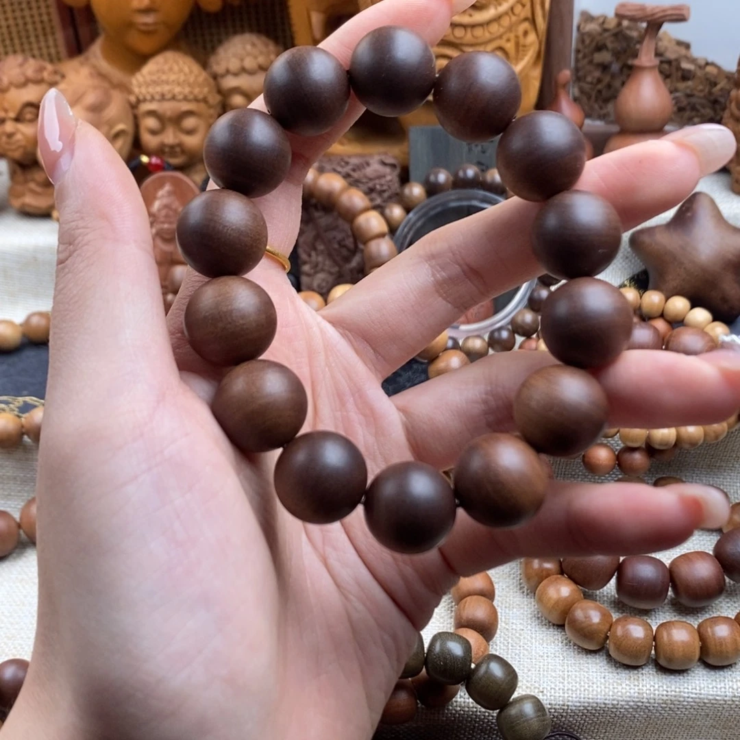 手串/手链檀香木老山檀香，焦糖1.6