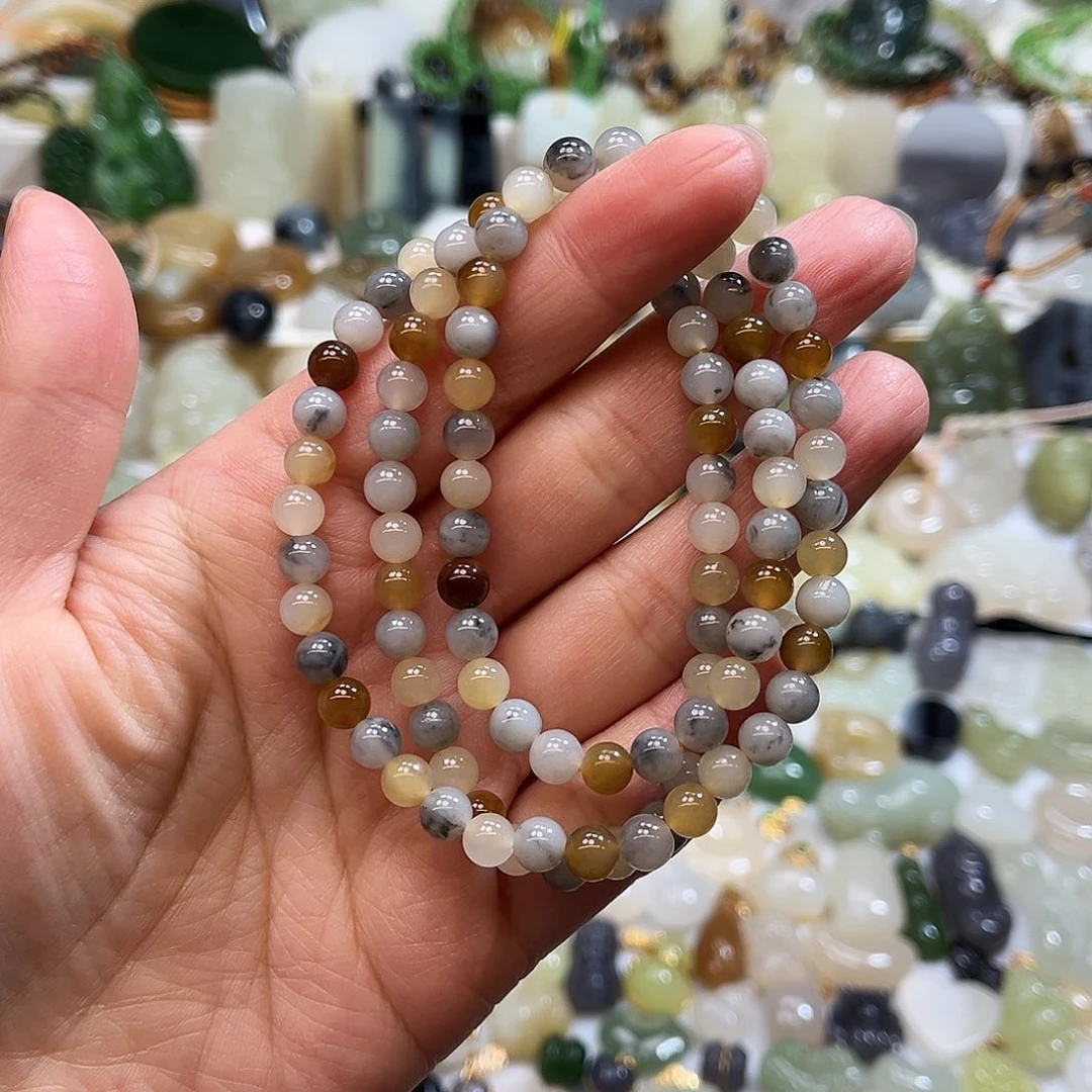 和田玉未镶嵌项链