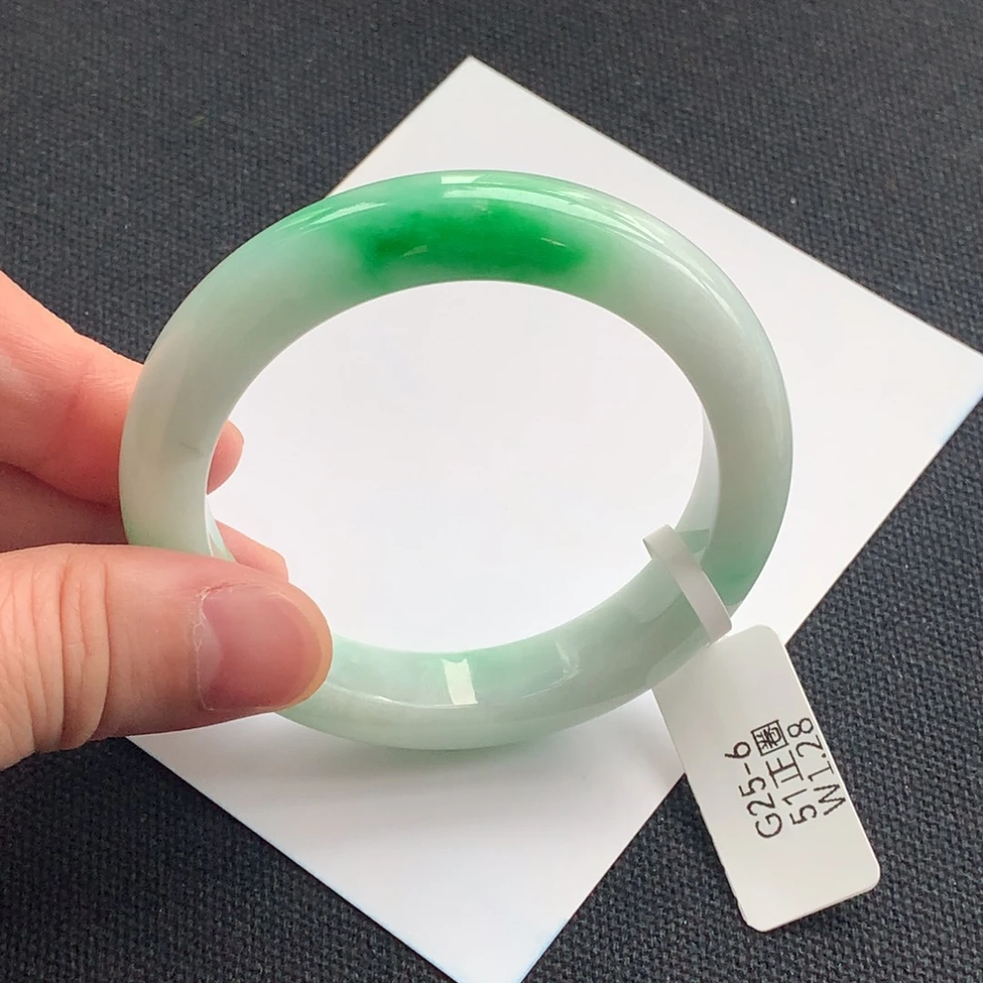 翡翠未镶嵌手镯14号