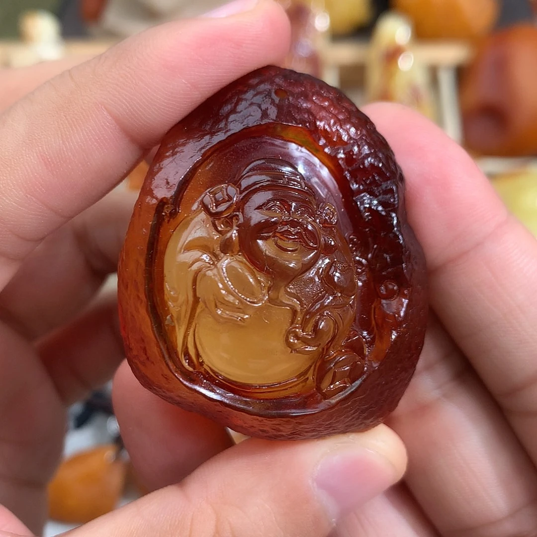 蜜蜡裸石未镶嵌你