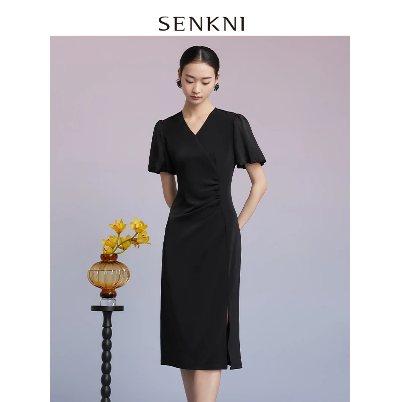 圣可尼优雅连衣裙S361204ND