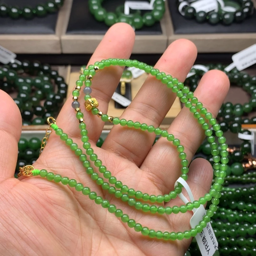 【闪购商品】颈饰未镶嵌和田玉（碧玉）480