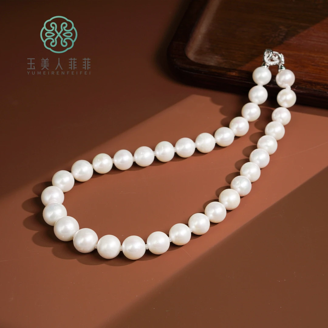 菲菲珠宝好-S925珍珠项链约11-14mm