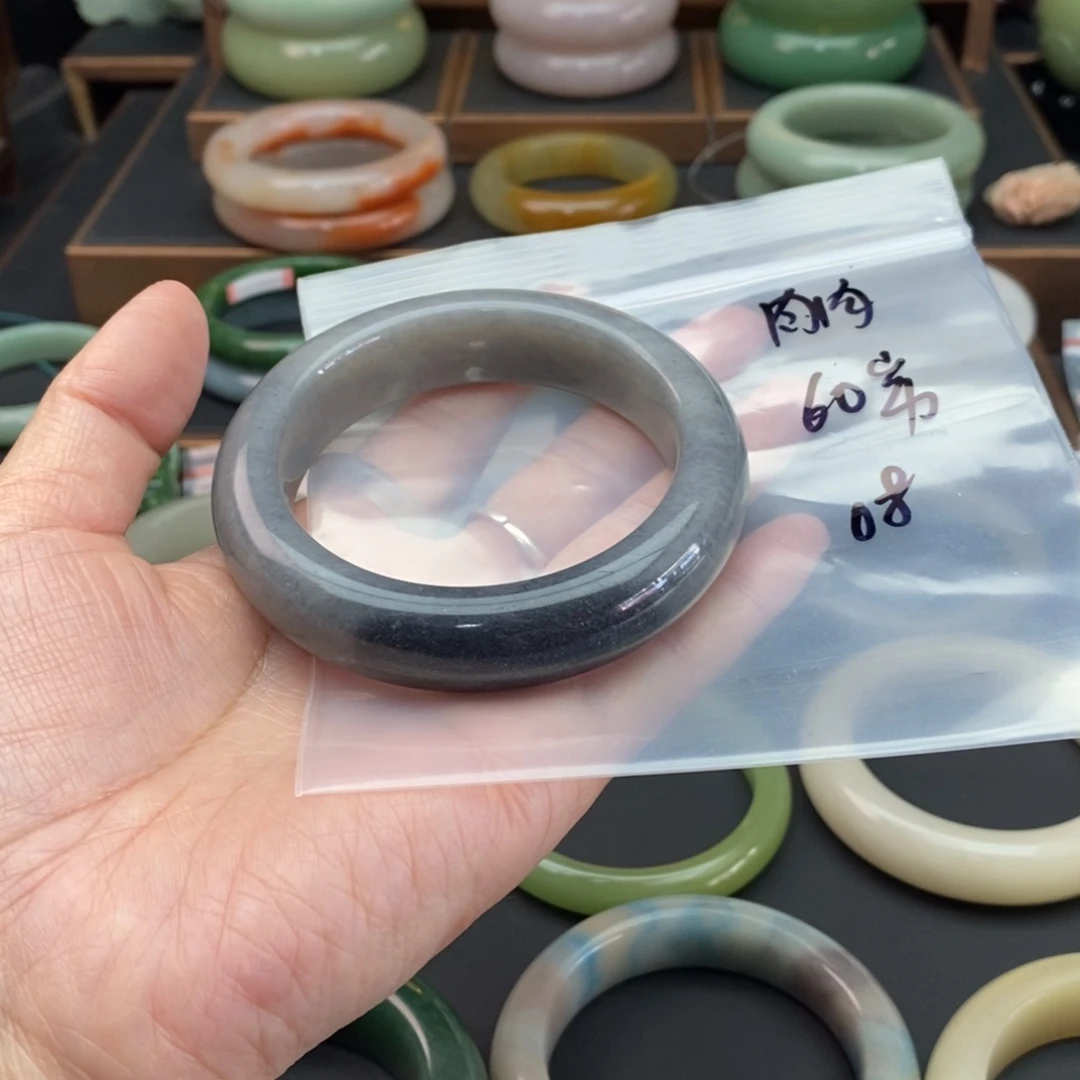 石英质玉手镯未镶嵌肉****肉