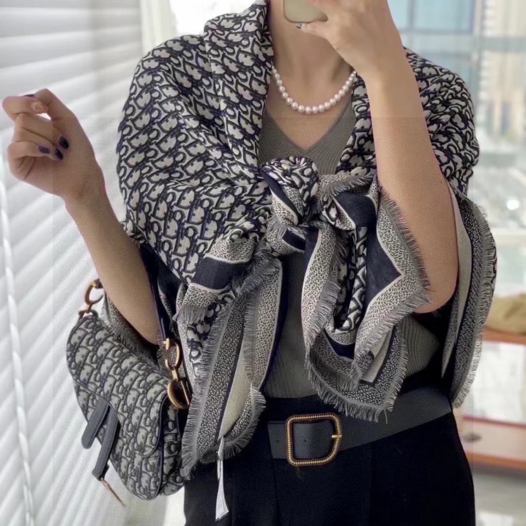 未使用 DIOR/迪奥 迪奥老花披肩