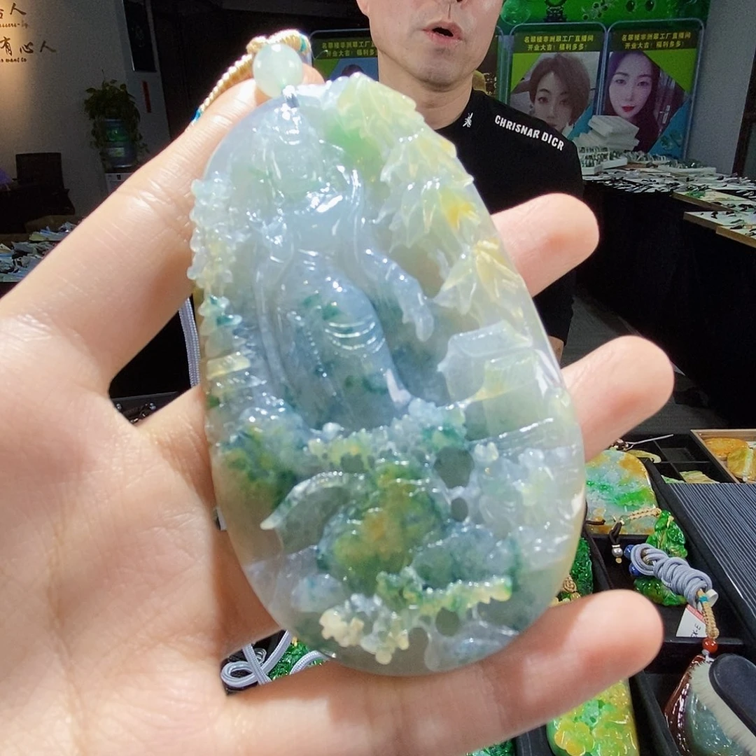 颈饰未镶嵌翡翠翡翠