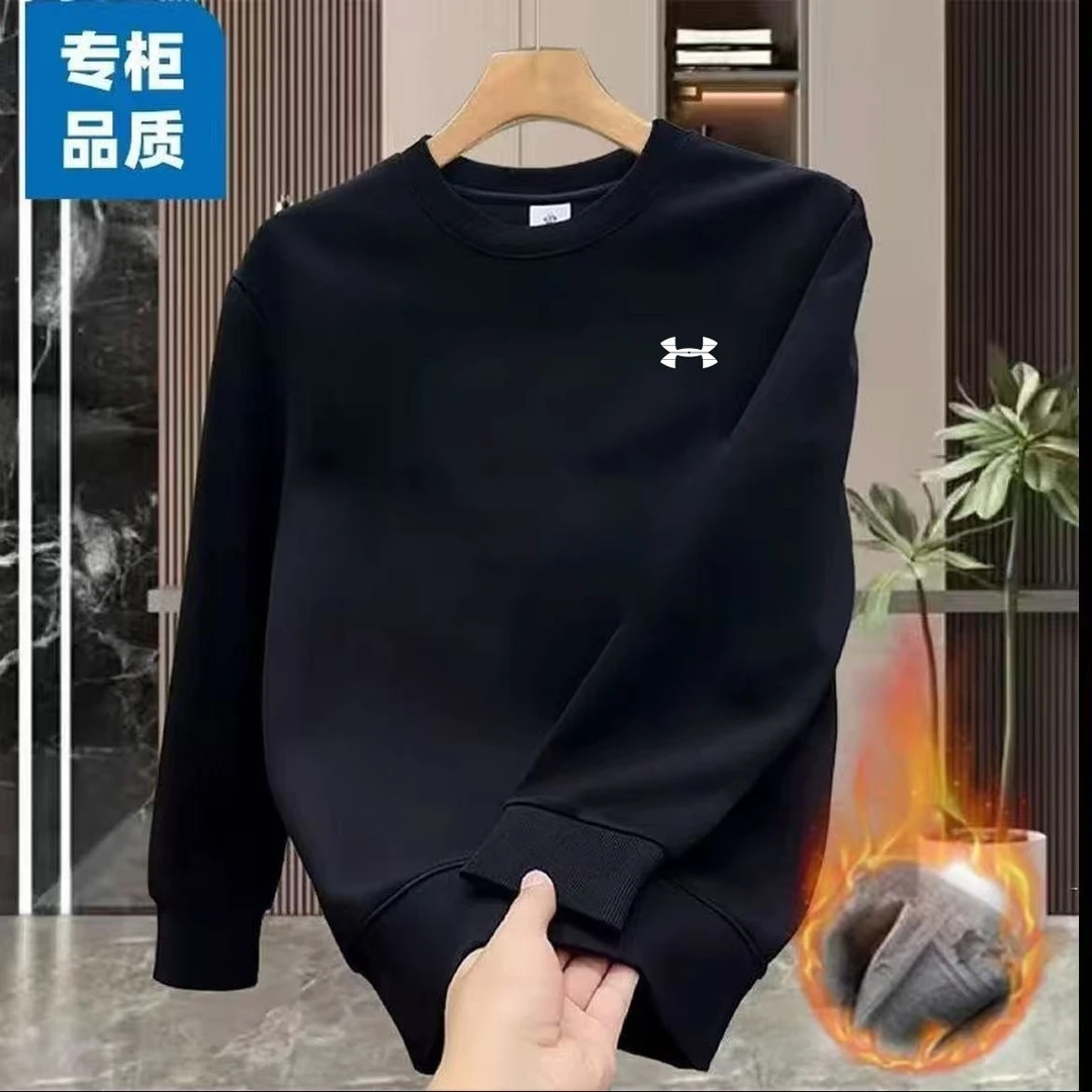 奥莱正品丨抢完下架丨男士秋冬款纯棉圆领卫衣男宽松休闲百搭上衣