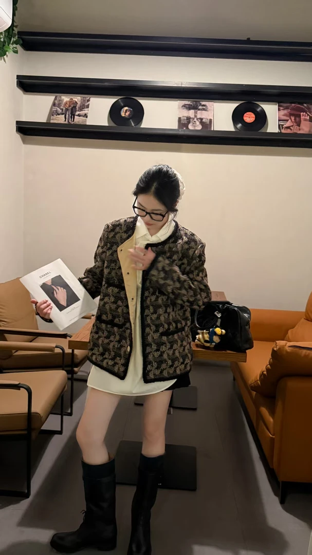 ELVIS CHEUNG 高定金葱花尼小香外套 E25SS04809AA91703