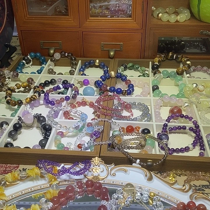 合金手镯水晶手串