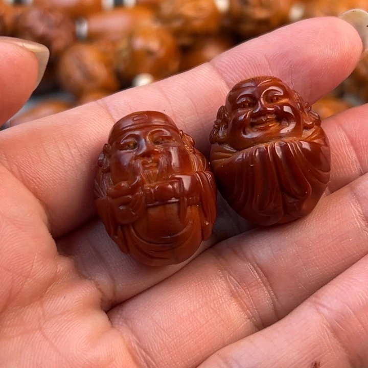 呆***布手串/手链橄榄核手工作品