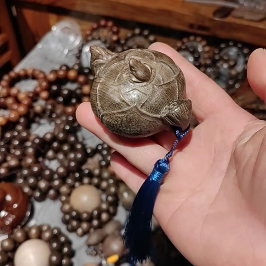 小叶桢楠金丝楠木手把件