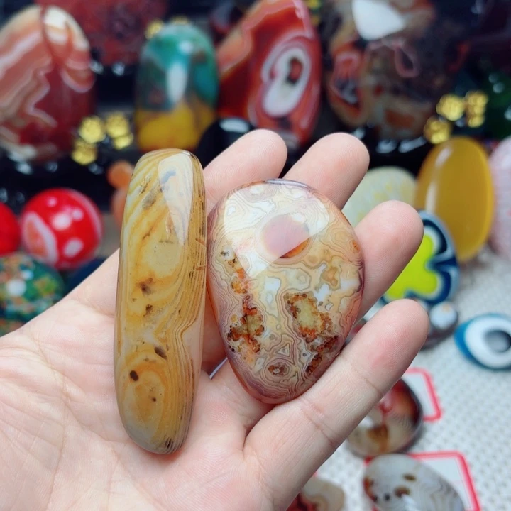 好***奇玛瑙/玉髓未镶嵌珠宝半成品