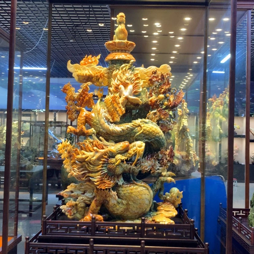【闪购商品】蛇纹石玉未镶嵌摆件覆膜