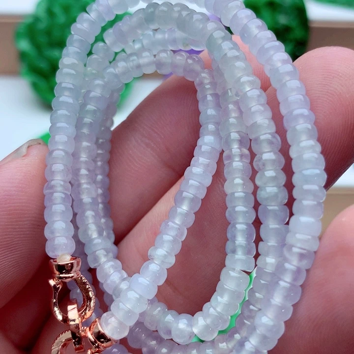 翡翠未镶嵌毛衣链