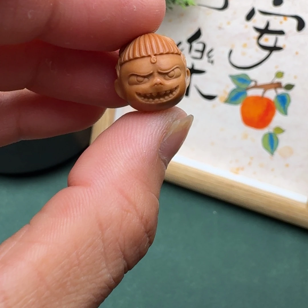 猴头核桃吊坠哪吒