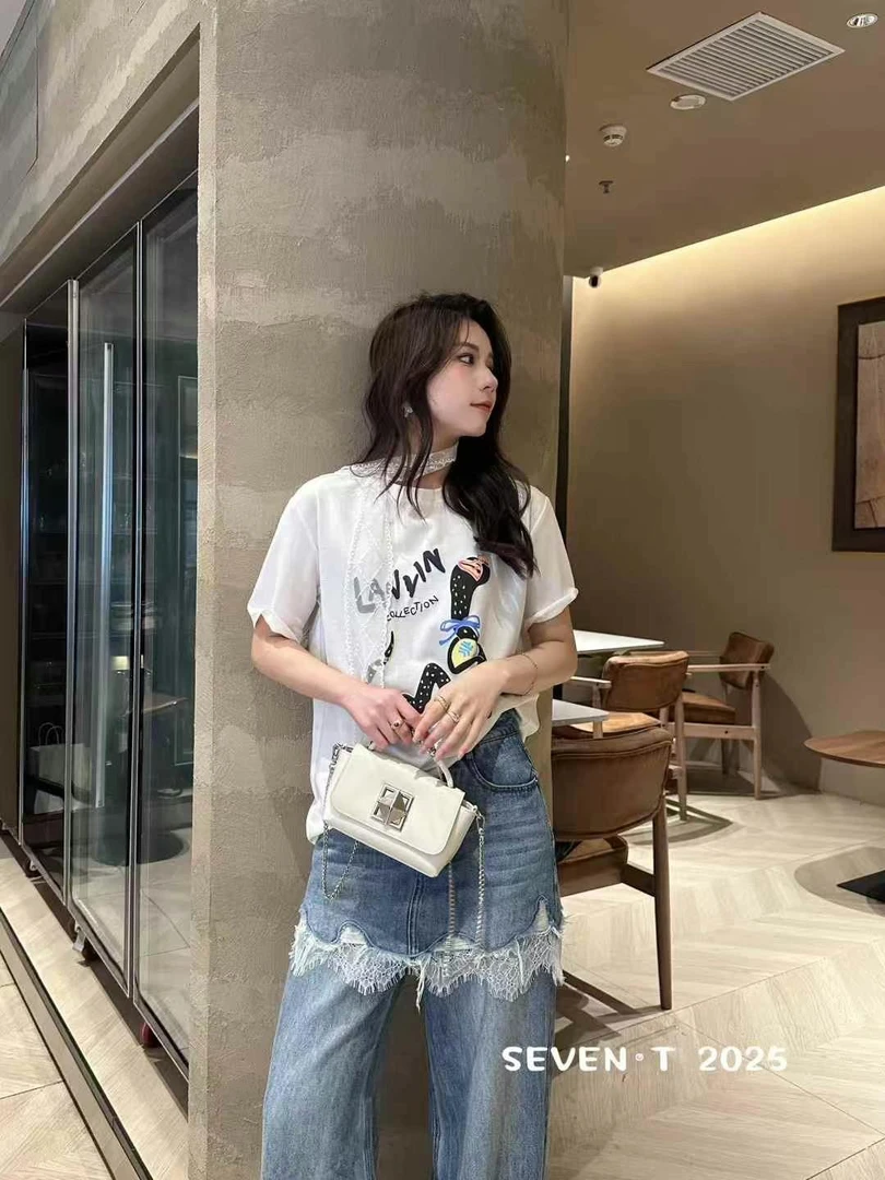 悟源服饰温柔气质品牌女装T恤62042