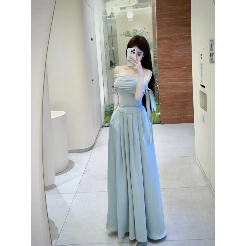 WW定制「诗绘云野」法式轻奢气质纯欲性感修身显瘦收腰洋气上衣裤子