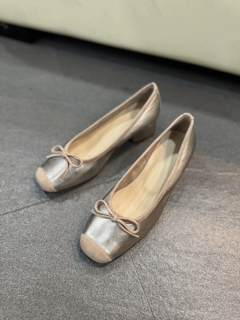 Eaglelyb时尚新款休闲春夏新款百搭蝴蝶结低跟单鞋四色