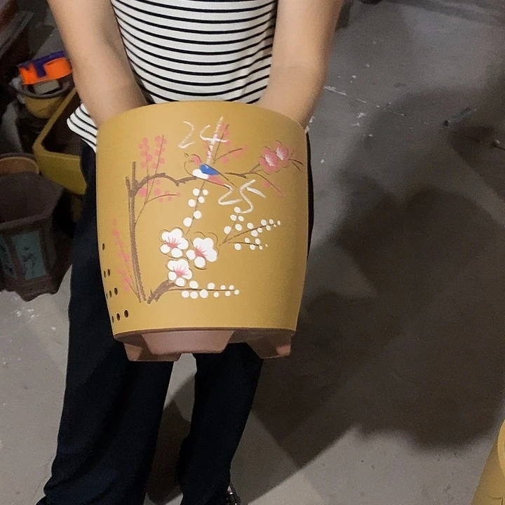 紫砂花盆紫砂花盆