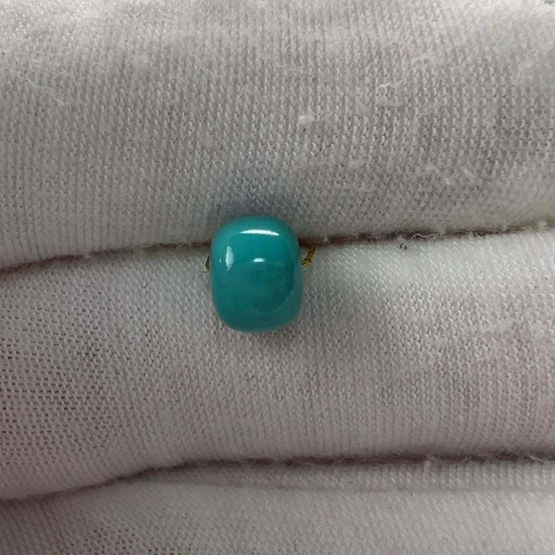 未镶嵌绿松石老型珠7.4mm