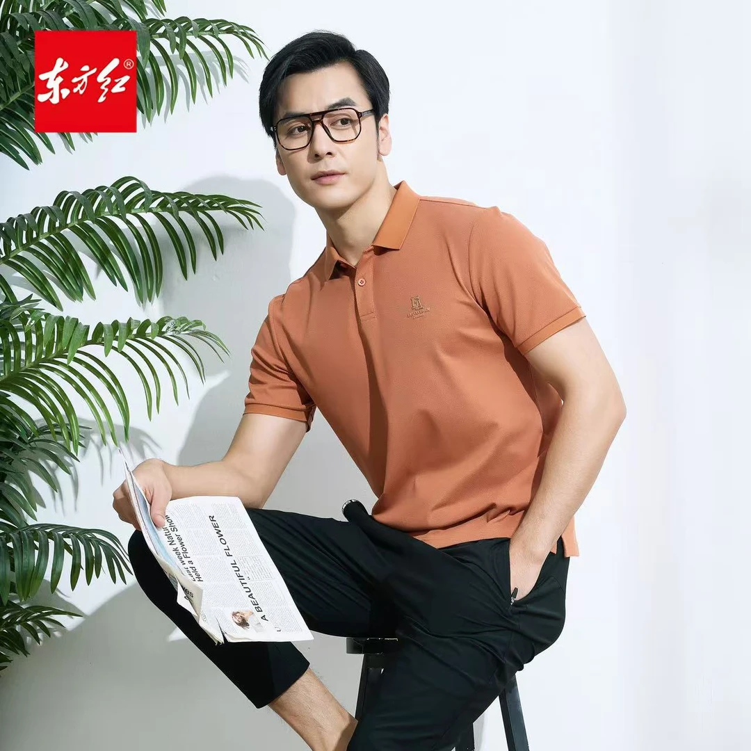 TP03S纯色标准型短袖标准Polo衫t恤春夏时尚男士翻领男装