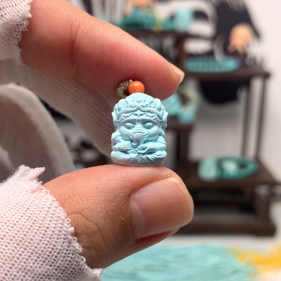 未镶嵌绿松石挂件