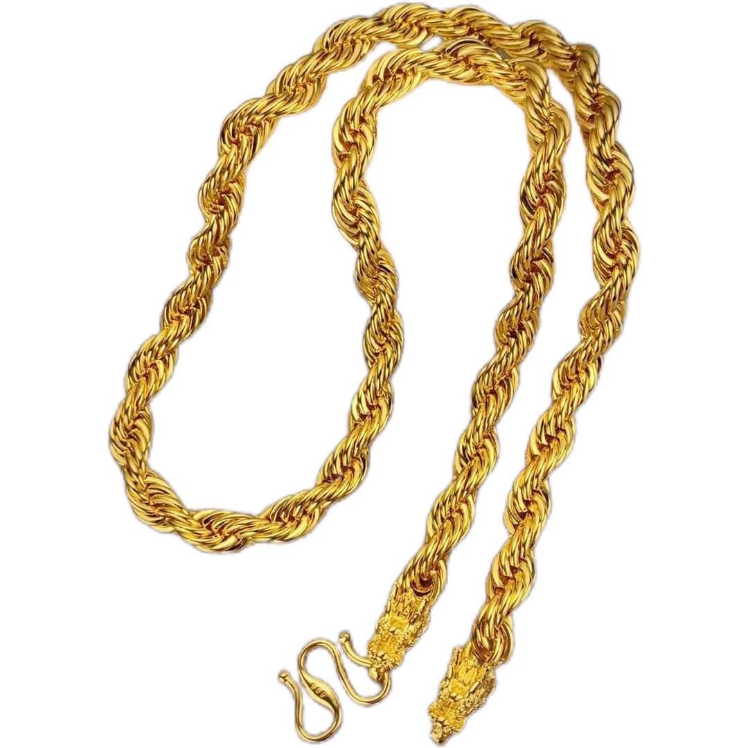 时尚百搭麻花项链