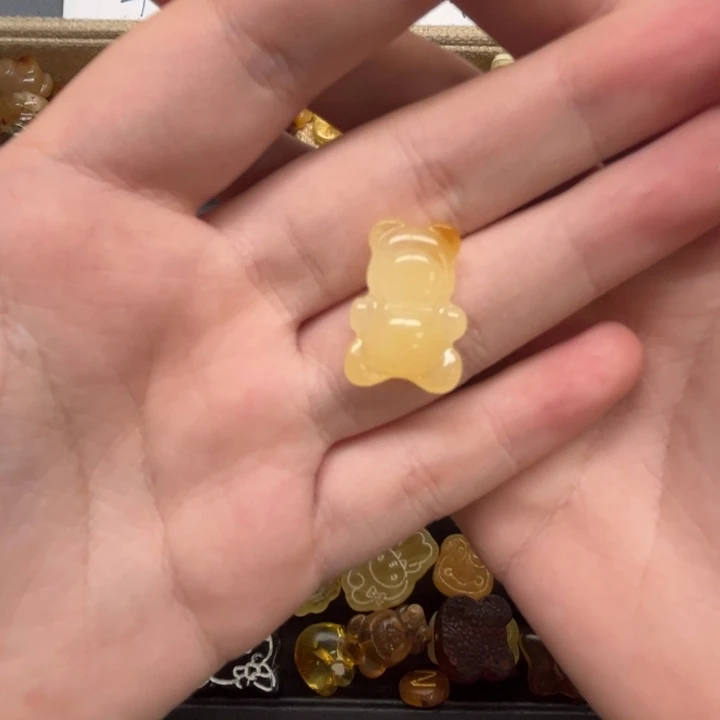裸石琥珀未镶嵌不****1天然蜜蜡配件