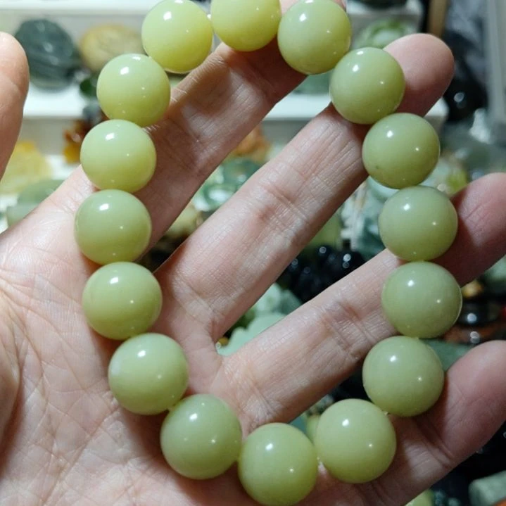 岫玉手串款式未镶嵌