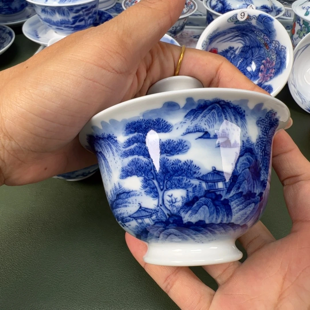 景德镇纯手工纯手绘茶具木木1