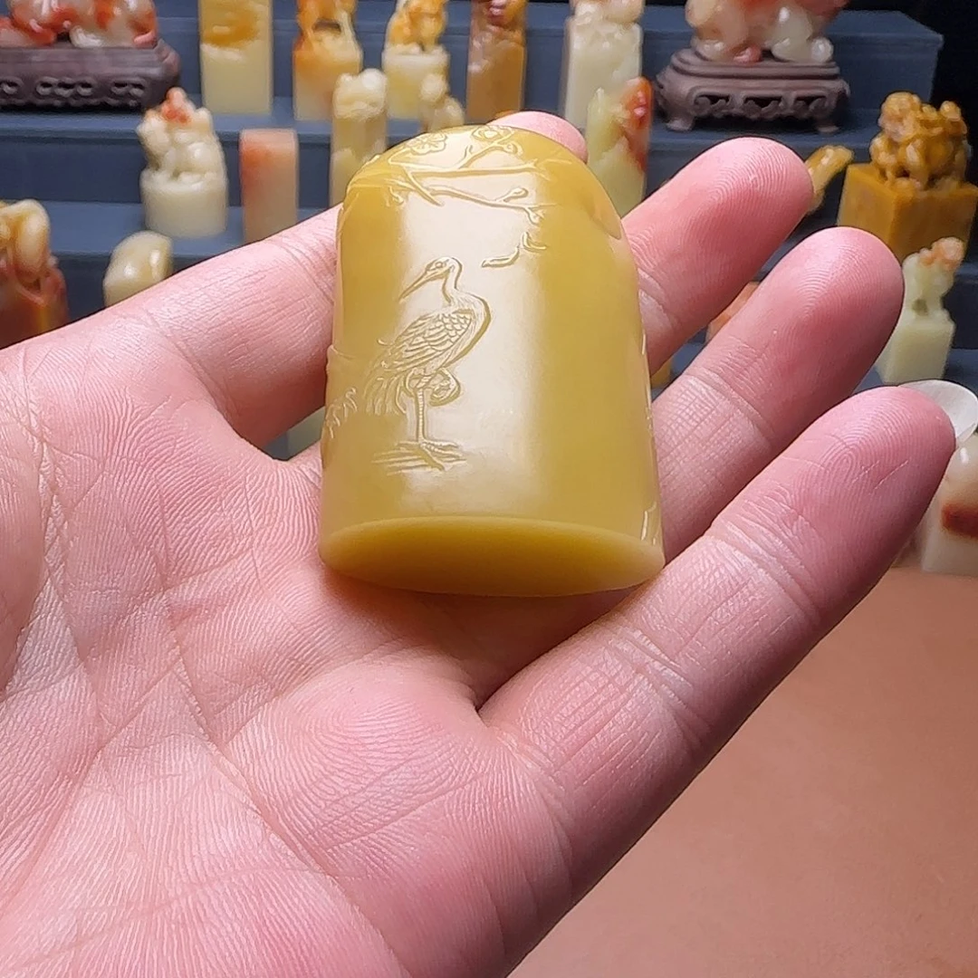 醉***震寿山石印石福建寿山石