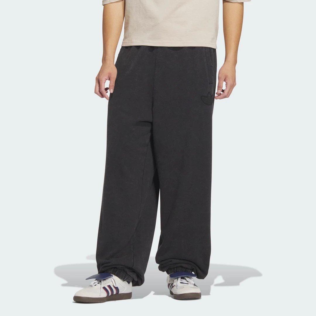 Adidas/阿迪达斯正品三叶草男士复古束脚宽松运动裤JM7289