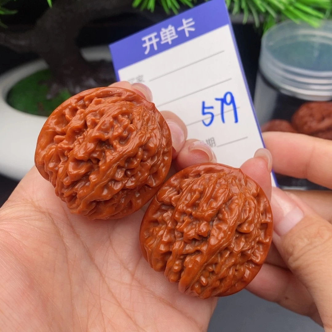 文玩核桃吊坠40四座楼579