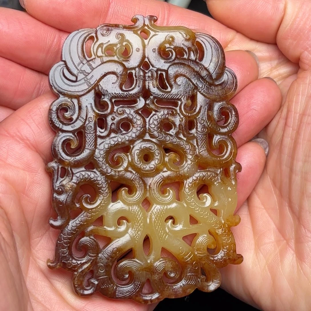 和田玉吊坠(不含链)未镶嵌