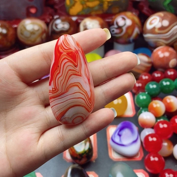 玛瑙/玉髓合金颈饰