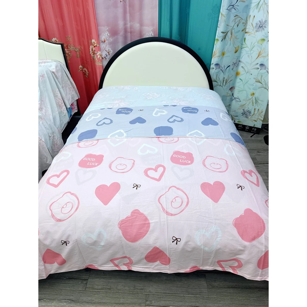 100棉单人被套 1.6米*2.1米 新款 100棉 柔软亲肤透气【小爱恋】