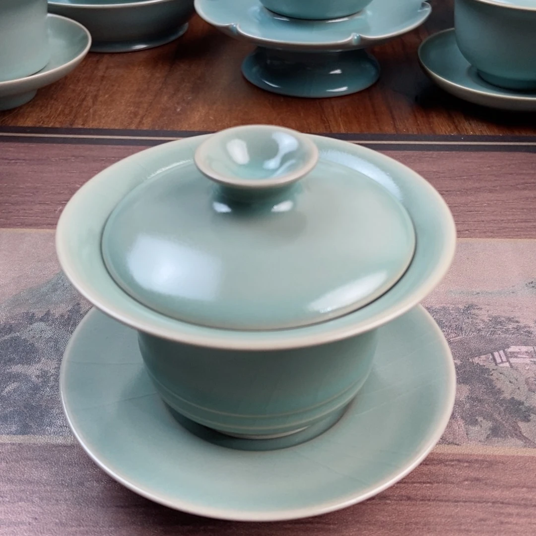 摆件原产地原矿汝瓷～茶器