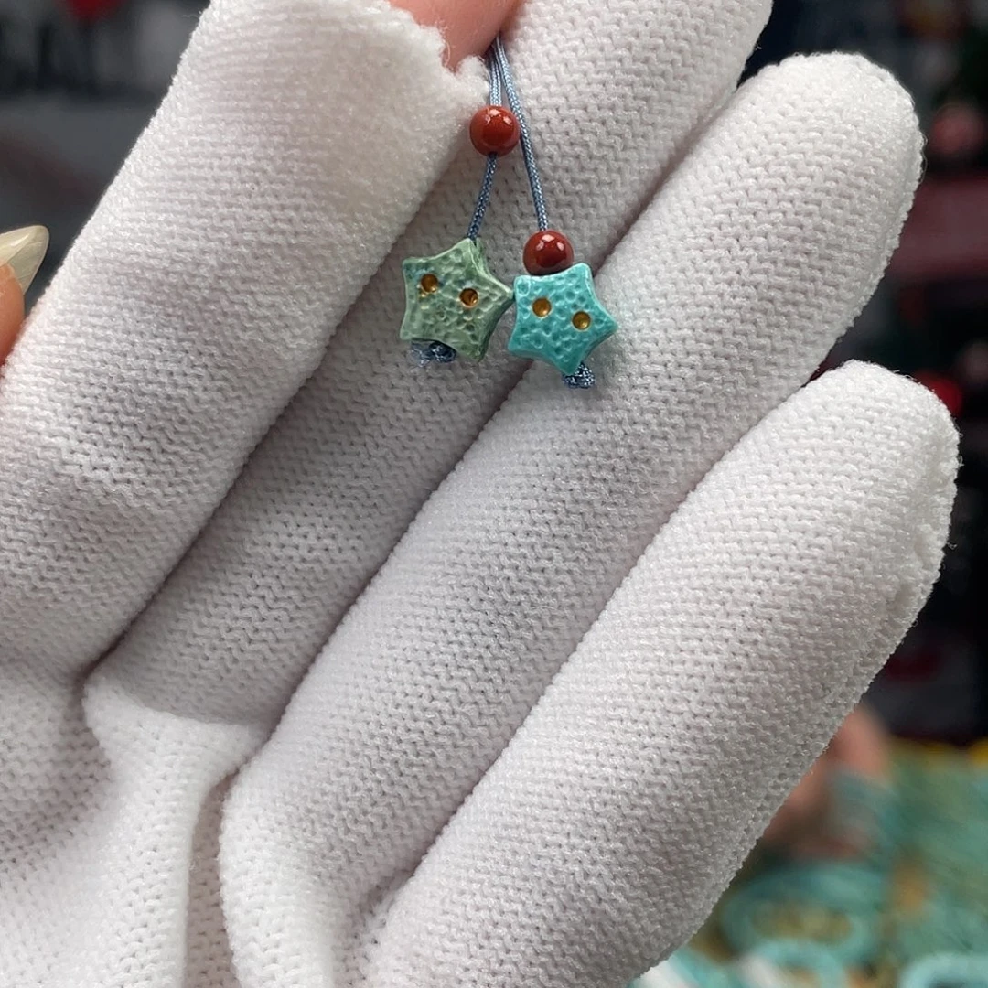 绿松石未镶嵌挂件